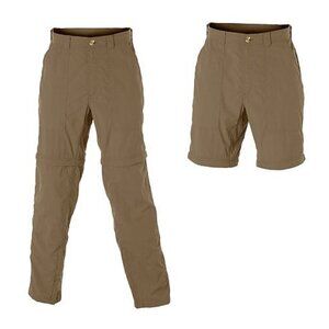 Exofficio Women's Beige Convertible Hiking Travel Pants, Size 10
